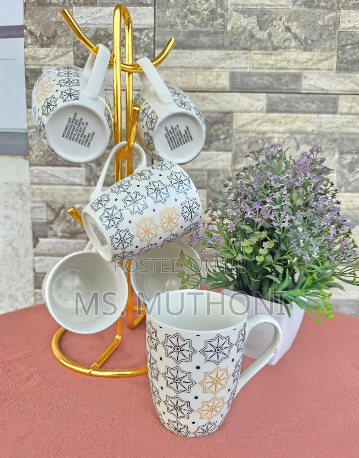 Beautiful Prints Set of 6 Mugs