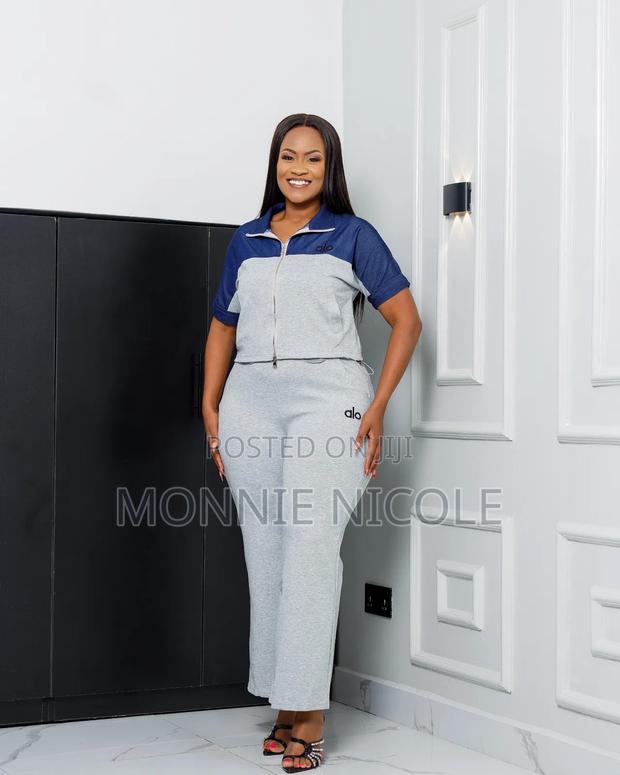 Classy Casual Tracksuit -grey - thumbnail 3