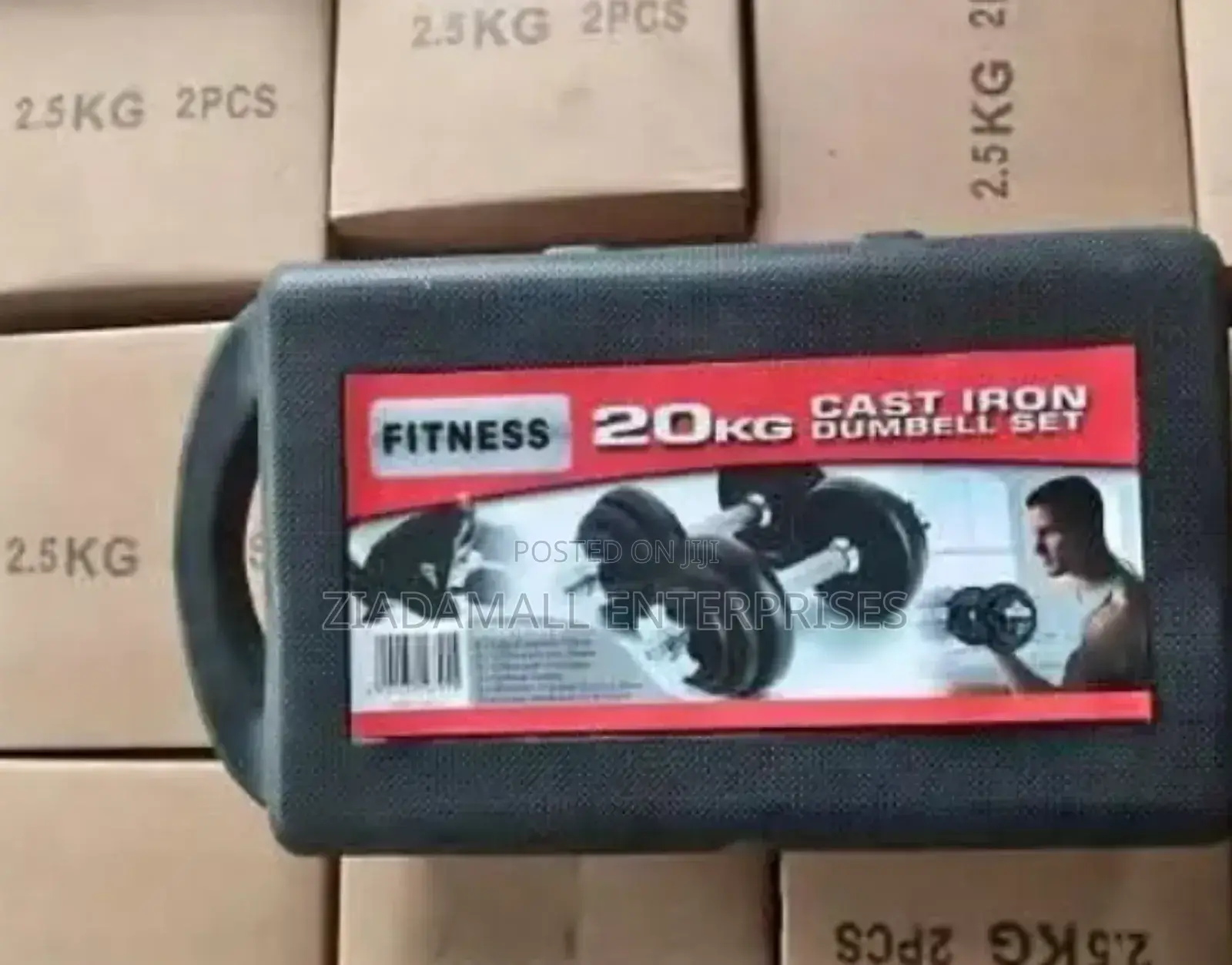 20kg Chrome Adjustable Dumbbell Set – One Set, Endless Wor