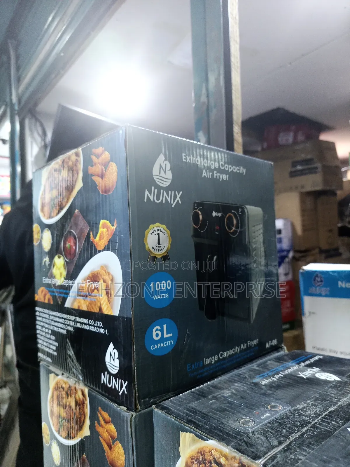 Nunix Af-06 Air Fryer With Adjustable Temperature