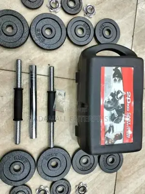 Compact Power: Chrome Adjustable Dumbbells – 20kg Total