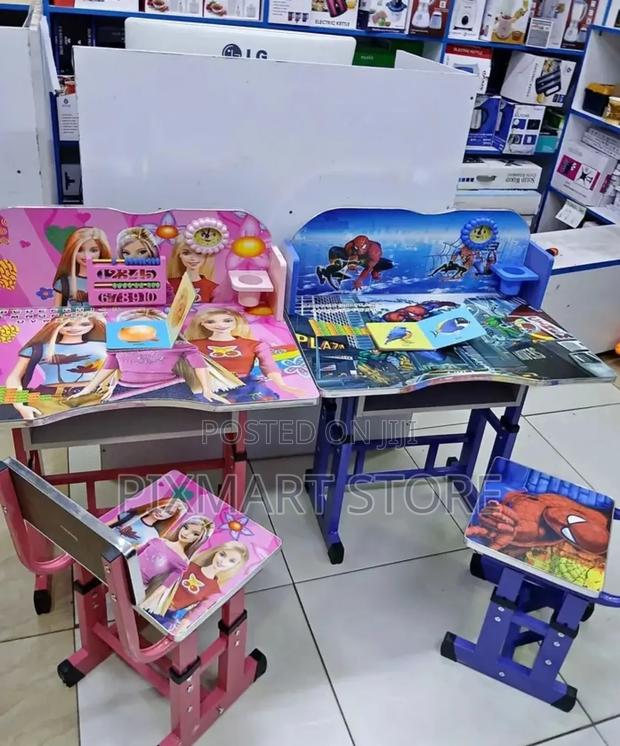 Kids Study Table and Chairs Adjustable