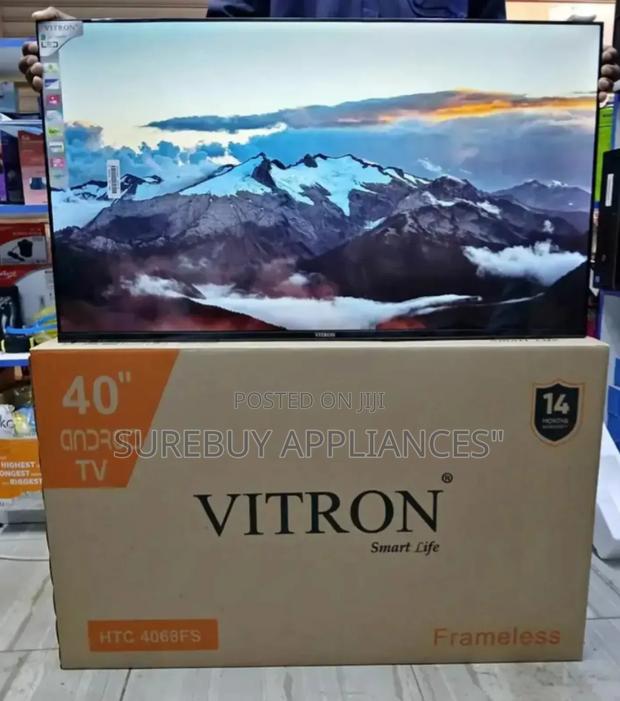 Vitron 40" Inch Frameless Smart Android Tv Netflix, - main view