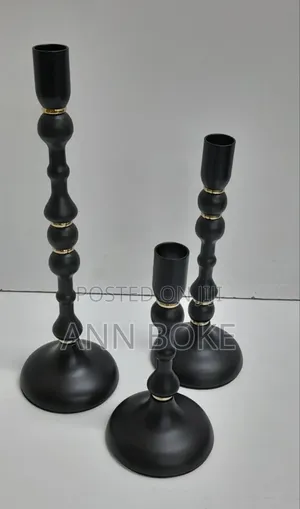 *Classic 3 in 1 Metallic Candle Holder Available*