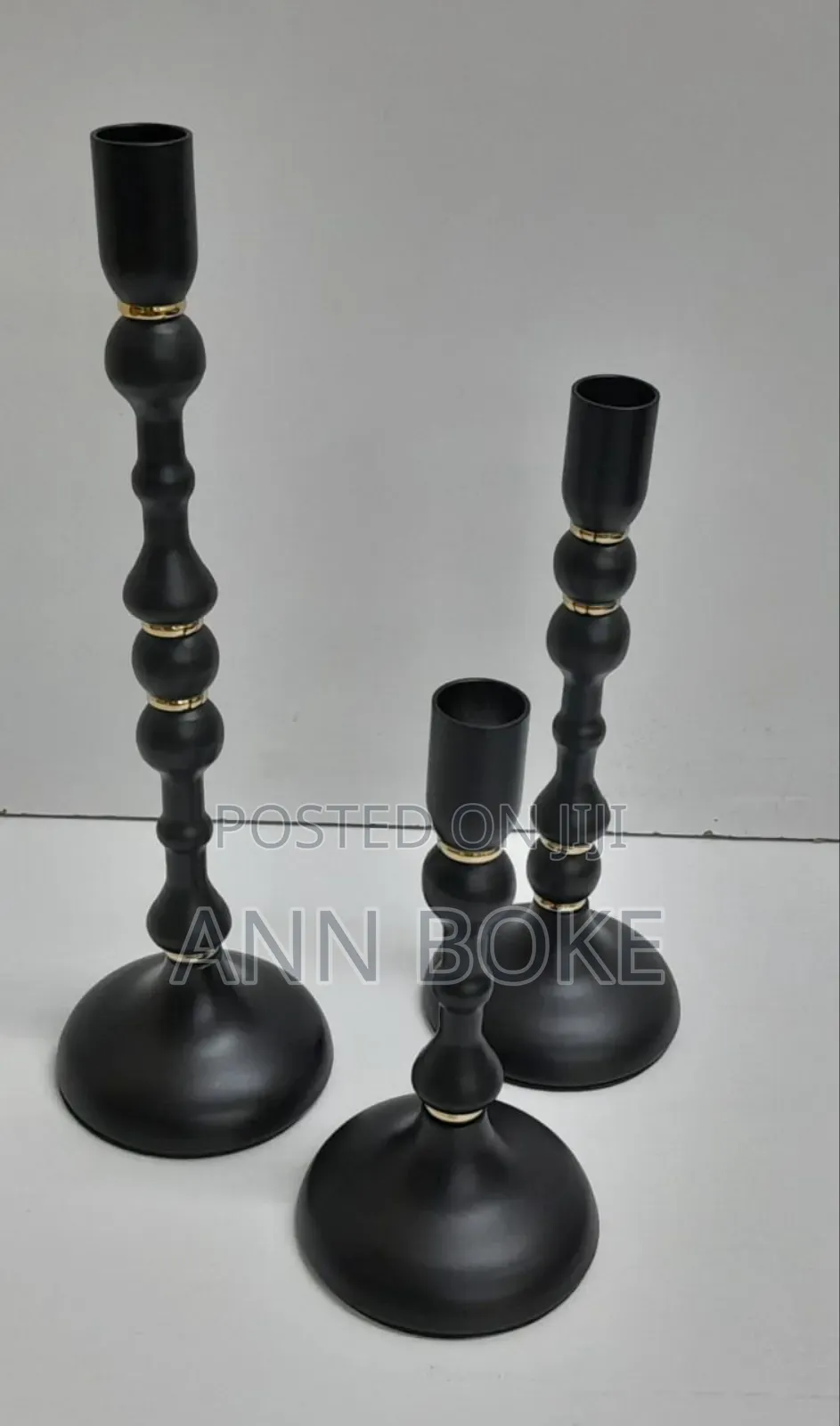 *Classic 3 in 1 Metallic Candle Holder Available*