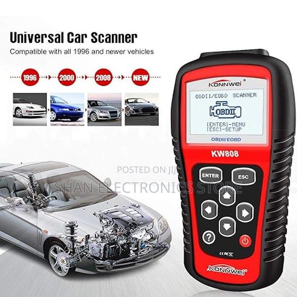 Kw808 Obd2 Obdii Eobd Scanner Car Code Reader Tester - main view