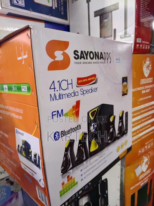 Sayona SHT-1149bt 4.1ch Sound System Fm, Bluetooth 16000w