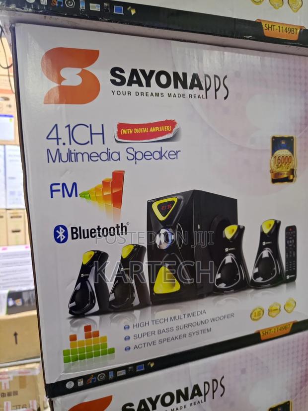 Sayona SHT-1148bt 4.1ch 16000w Which Tech Multimedia System