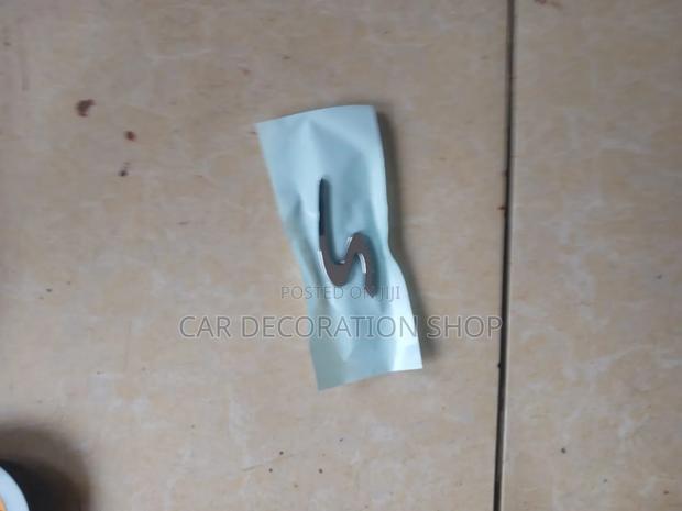 Replacement S Badge in Porsche Cayenne Badge - main view