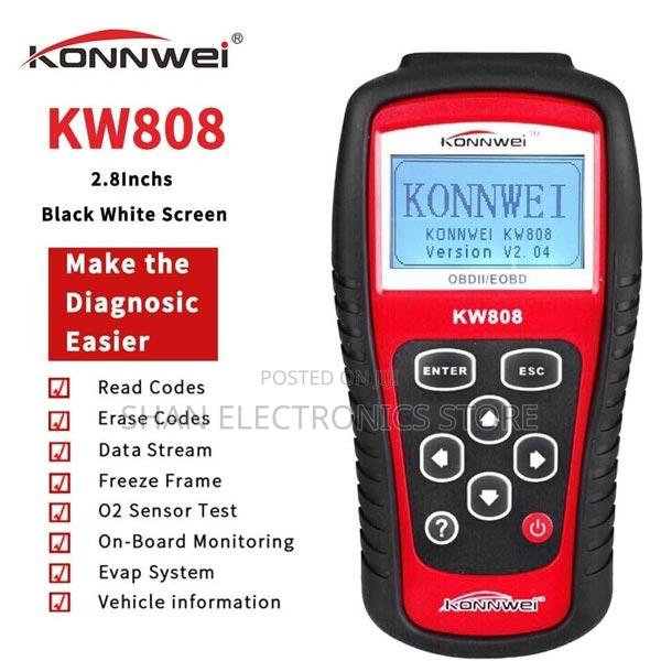 Obdii/Eobd Carscode Reader and Auto Scanner Detection Kw808