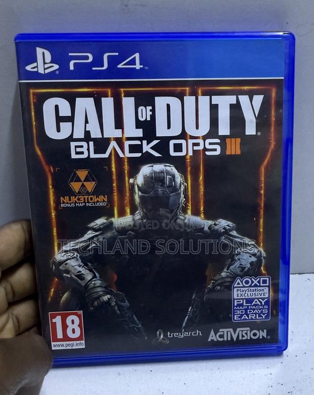 Moderately Used Call of Duty Blackops3 Ps4 Game - main view