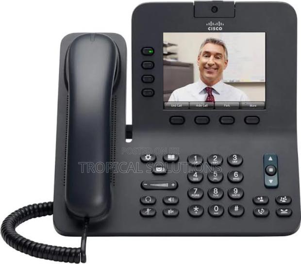 Cisco Cp-8945-L- Unified Slimline Ip Video Phone - thumbnail 4