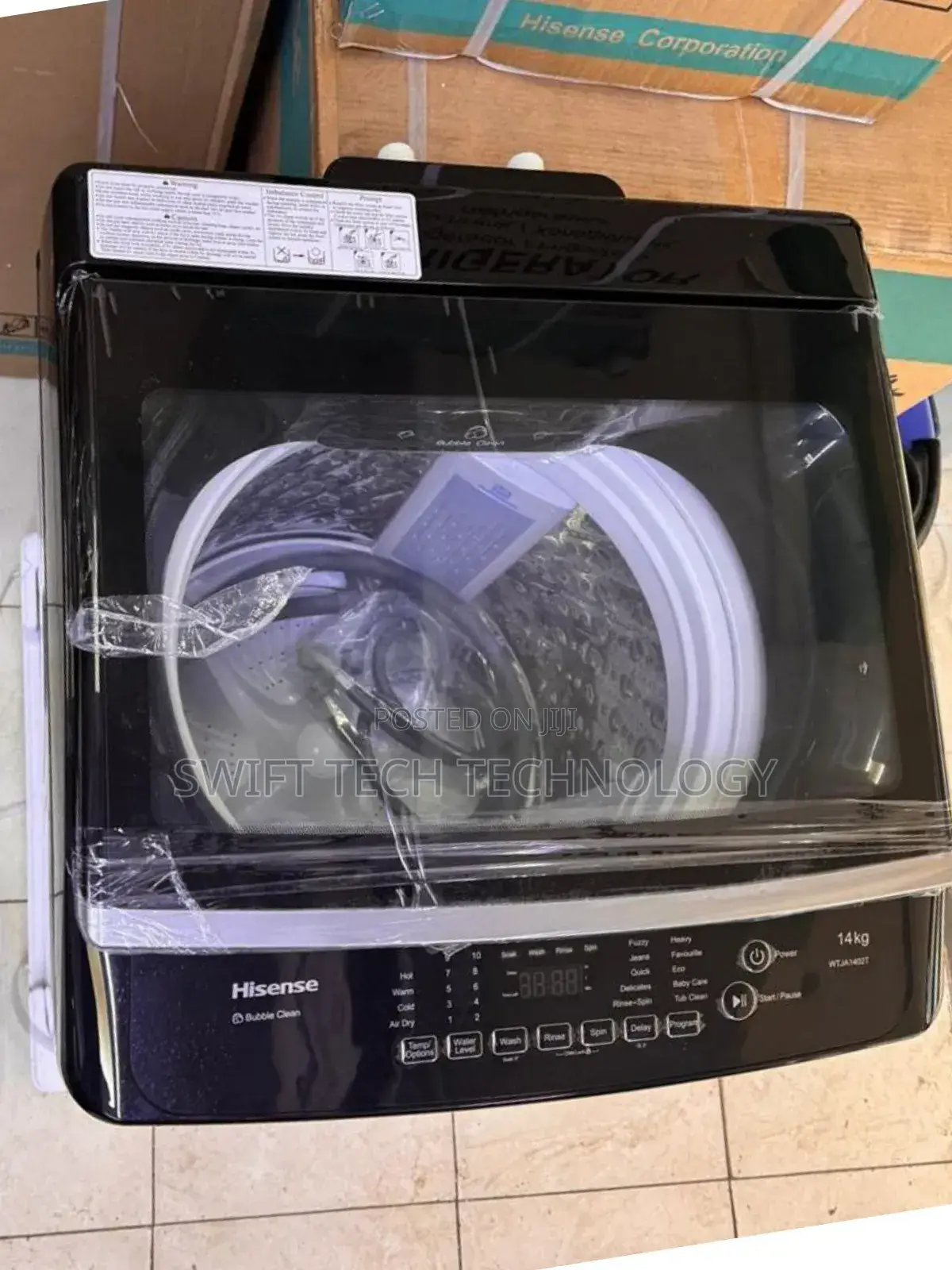 Hisense Washing Machine 14kg Top Loader Full Automatic