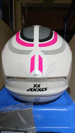 Riding Helmet- White Pink Riding Helmet
