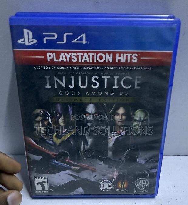Moderately Used Injustice Ps4 Game - main view
