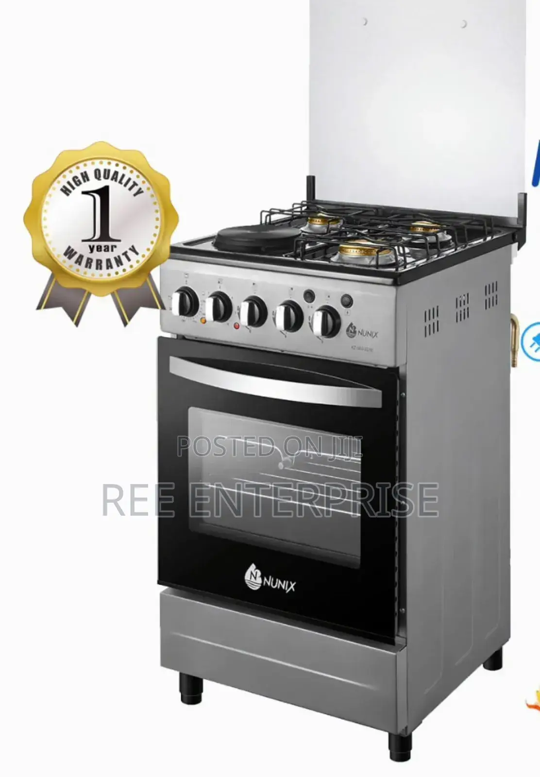 Brand New Nunix Cooker 3g+1e. Electric Oven. 50*60cm.