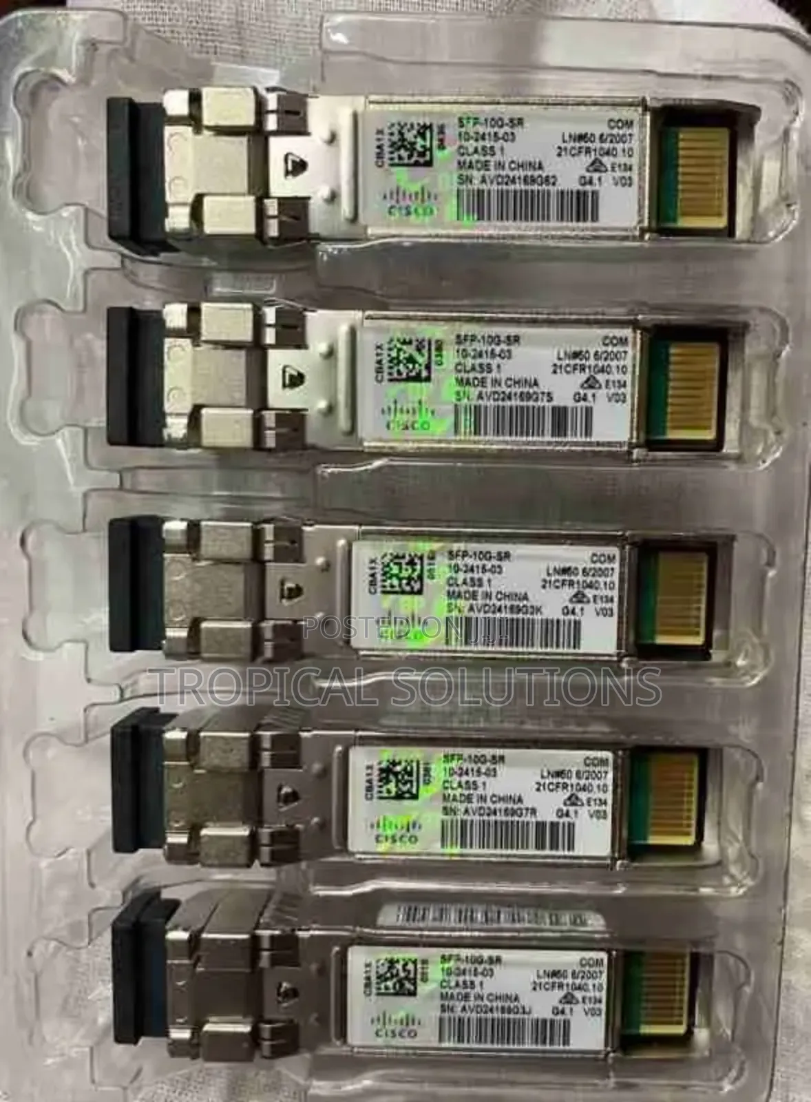 Cisco SFP-10g-Sr 10gbase-Sr SFP Module, Upto 400m