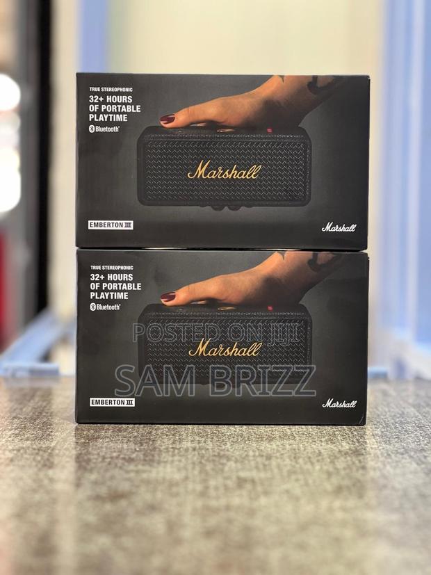Marshall True Stereophonic 32+Hours of Portable Play Speaker