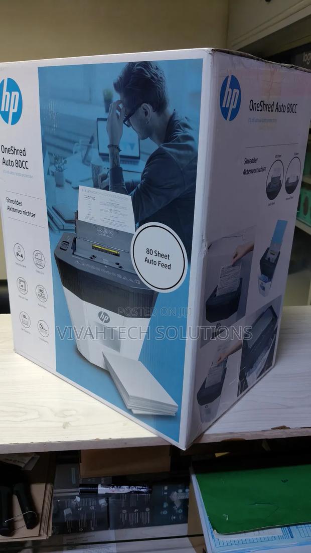 Hp Oneshred Auto 80cc Shredder 80 Sheets Automatically