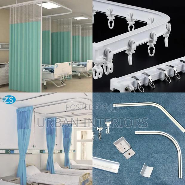 Hospital Curtain Rails Hospital Curtain Rails Installation - main view