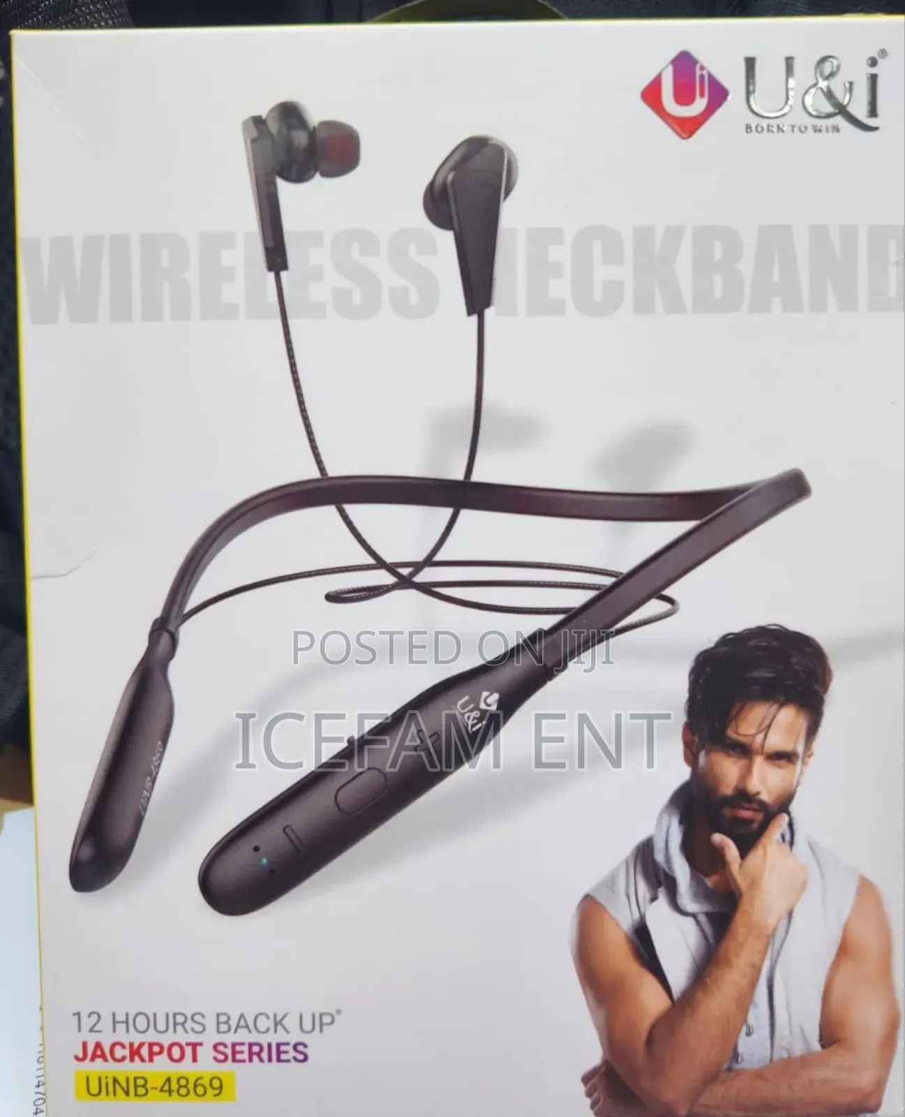U I Wireless Neckband Earphone