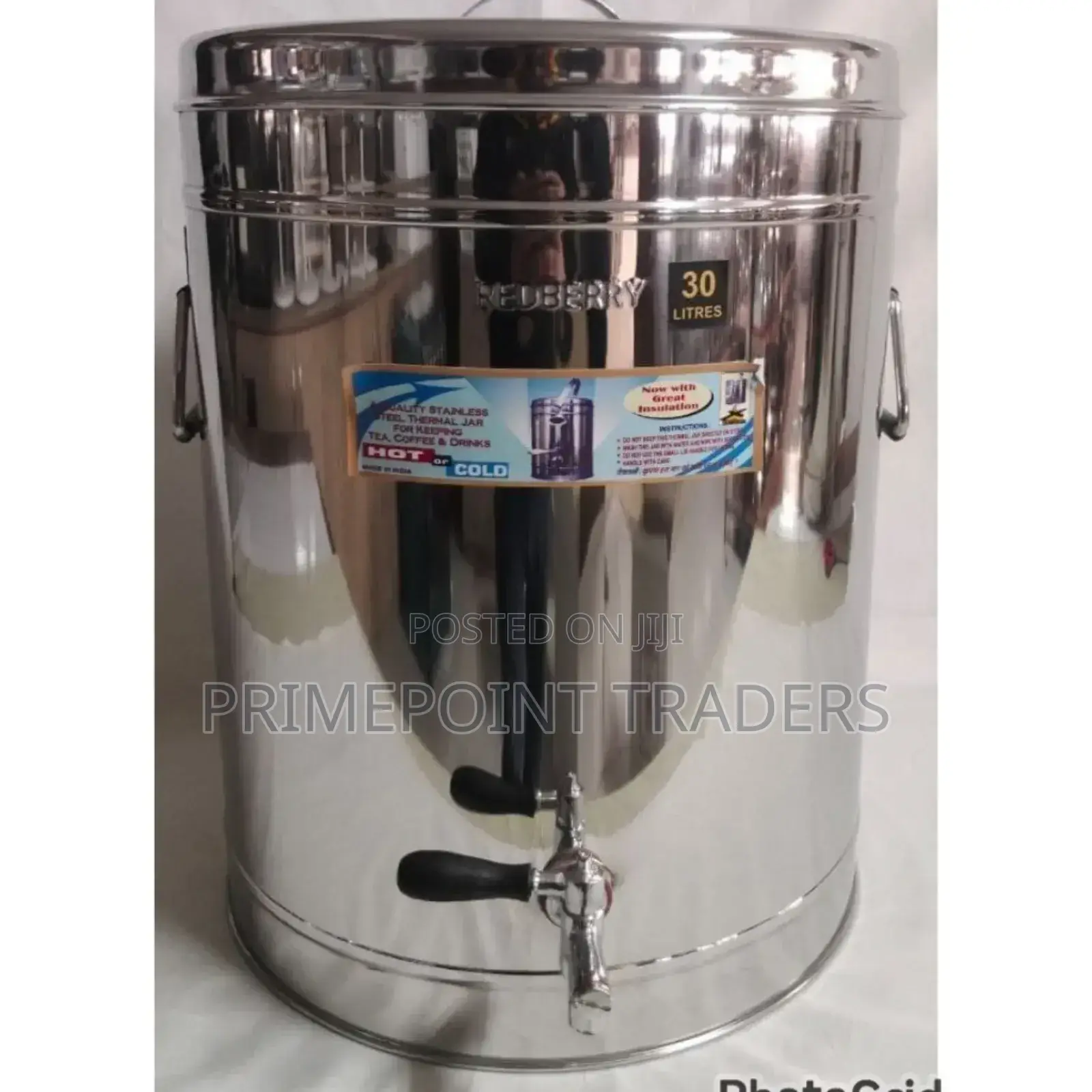 Redberry 30 Litre Insulated Tea Urn Large Capacity