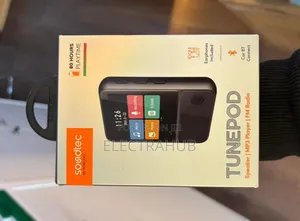 Porodo Soundtec Tunepod Mp3 Player With Car Bt Connect