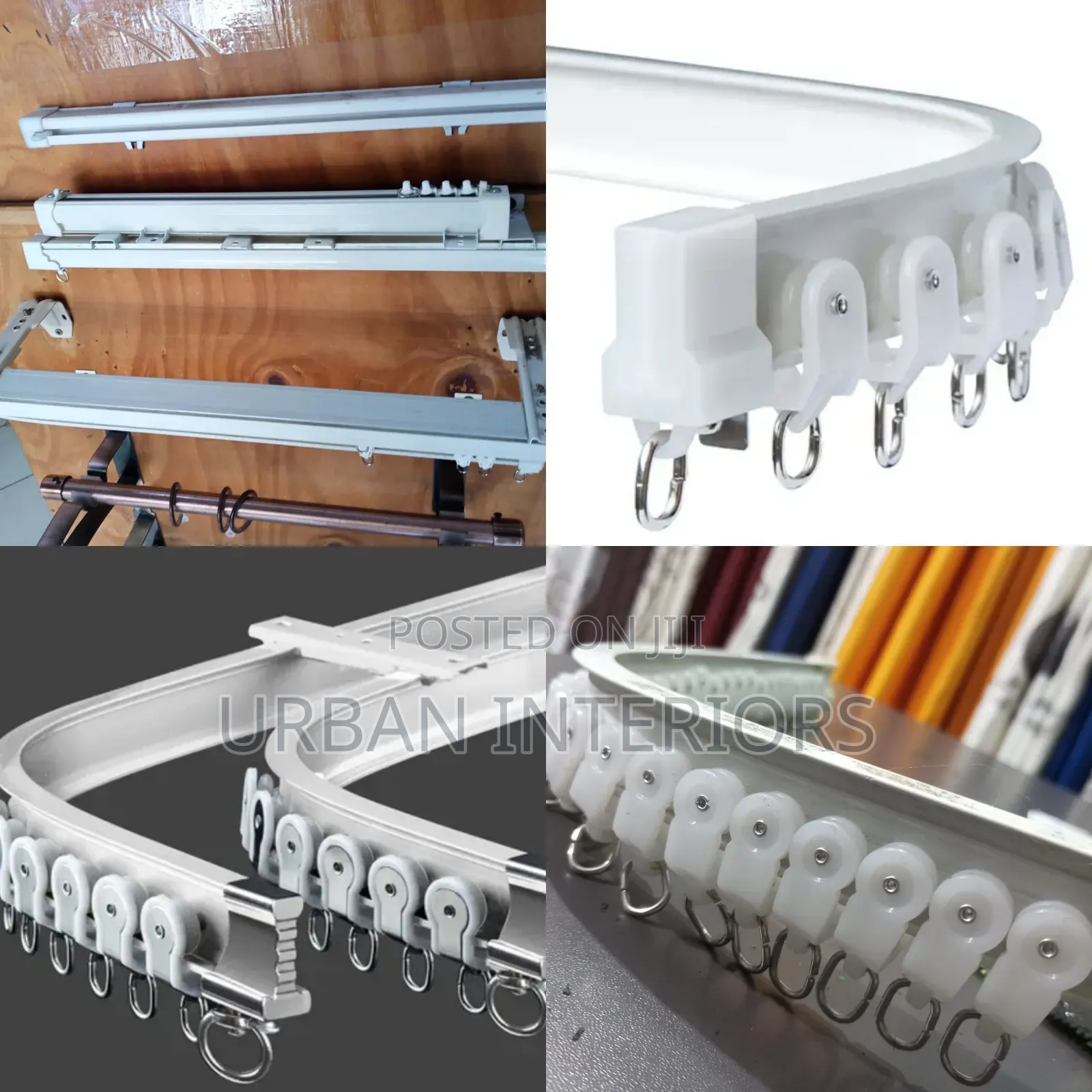 Bendable Curtain Rails Bendable Curtain Rails With Runners