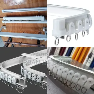 Bendable Curtain Rails Bendable Curtain Rails With Runners
