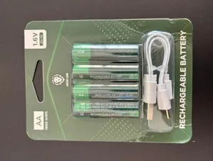 Green Lion Rechargable 4-Pack Batteries Aa Brand New Sealed