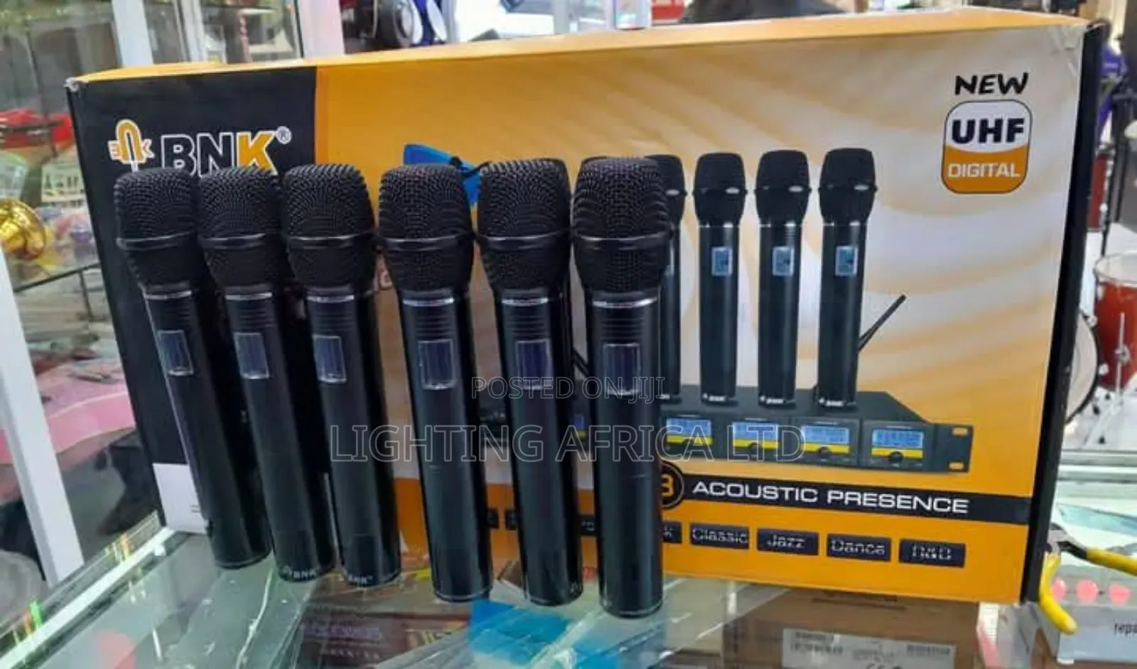 BNK 6 in 1 Uhf Wireless High Frequency Microphones