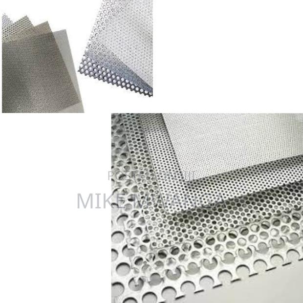 Machine Guarding Stainless Steel 4ft X 8ft Perforated Sheet - main view