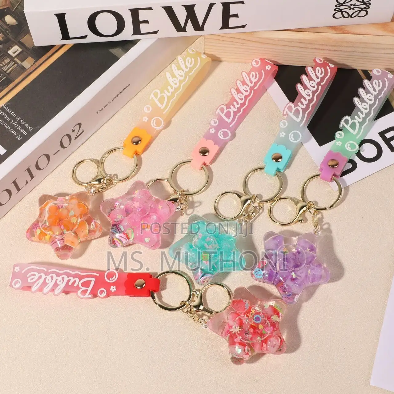 Fancy Acrylic Key Chains 
