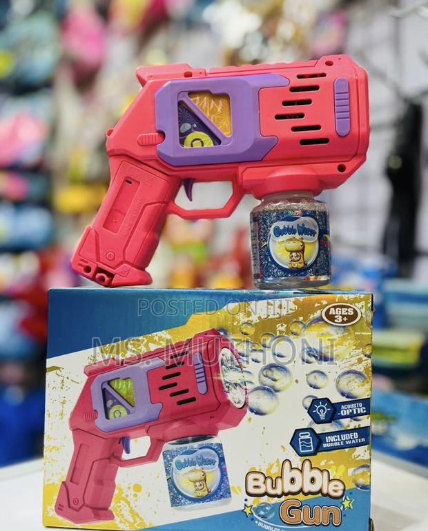 Kids Fun Bubble Guns in Various Colors - thumbnail 3