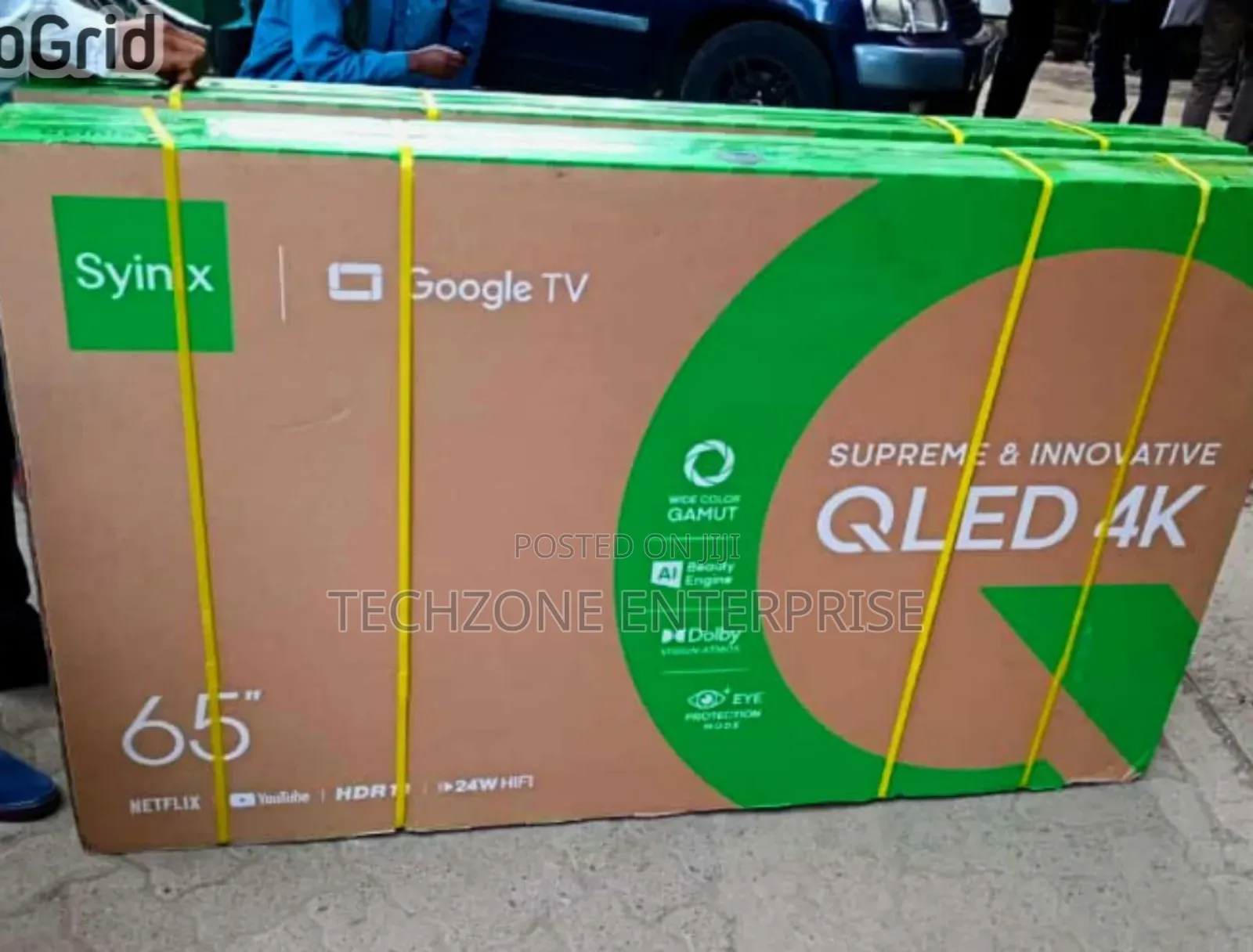Google Tv - Syinix Google Qled 65 Flameless Tv