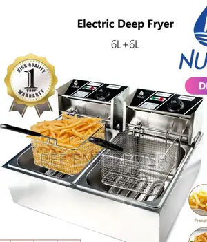 New Model Nunix Double Fryer 12litres