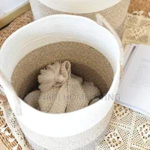 The Cotton Rope Handwoven Storage Basket