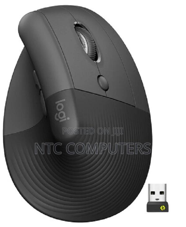 Logitech Lift Vertical Ergonomic Wireless Mouse (Graphite