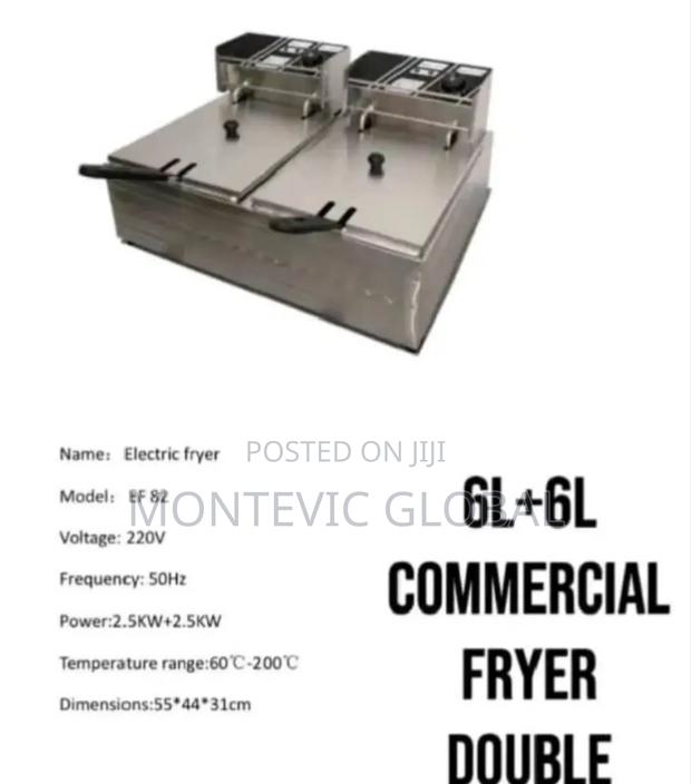 Electric Fryer Double 6l+6l