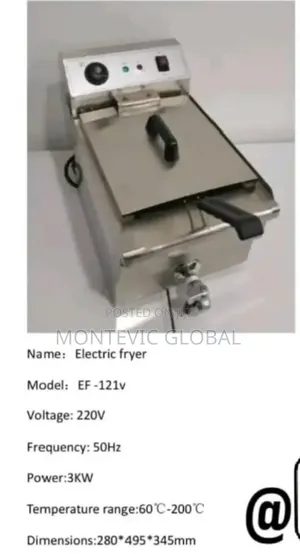 12litres Electric Fryer Single