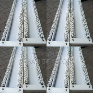 Double Aluminum Rails for Curtains Sheers
