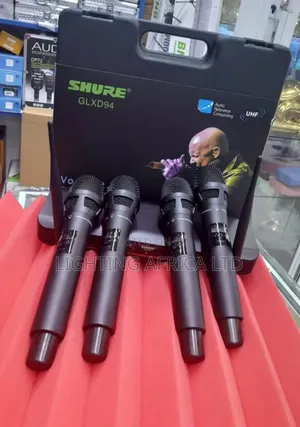 Shure Glxd94 High Performance 4 Wireless Microphones