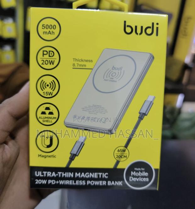 Budi Wireless 20w Pd Wireless Powerbank - thumbnail 2