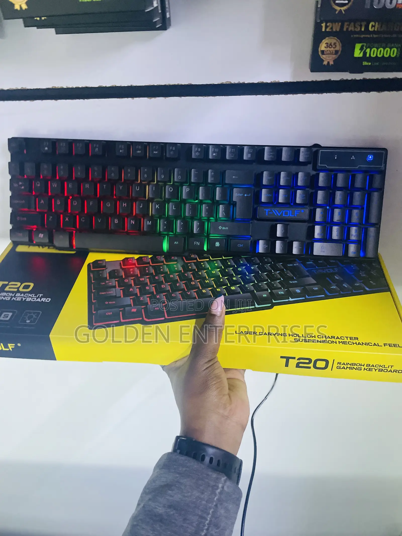 Twolf T20 Rainbow Backlight Gaming Keyboard