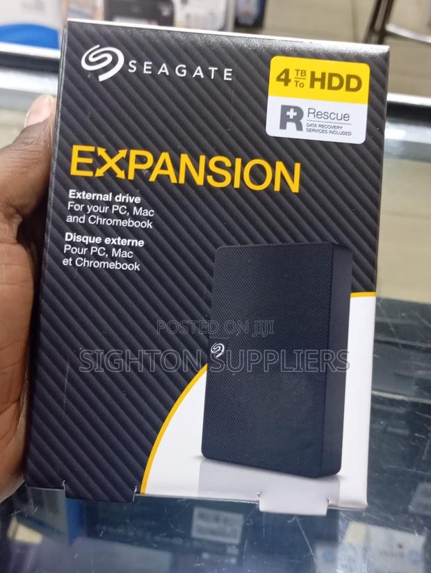 4 Tb Seagate External Harddisk - main view