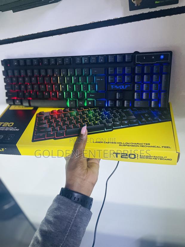 Gaming T20 Wired Keyboard, 104keys - main view