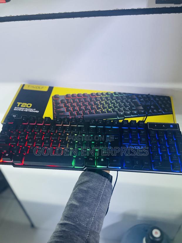 Twolf 104 Key Wired Gaming Keyboard With RGB