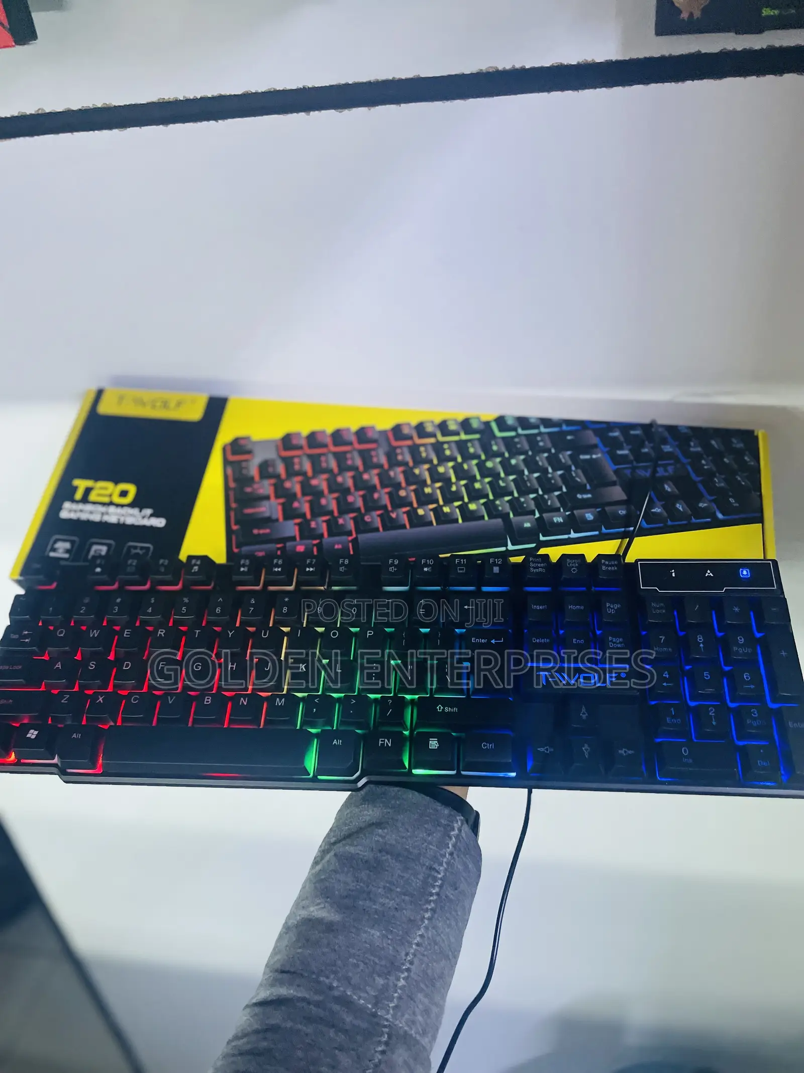 Gaming Twolf T20 104 Key Gaming Keyboard With RGB