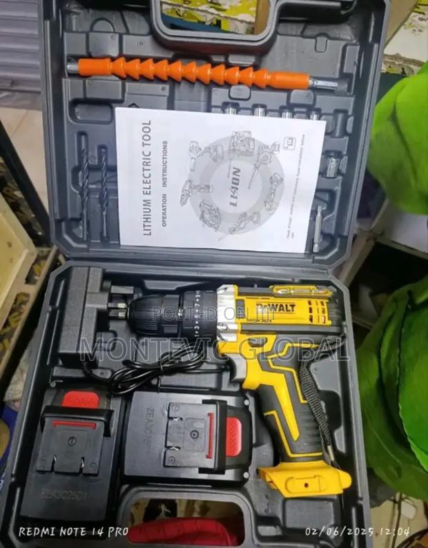Original Dewalt Cordless Drill Set - main view
