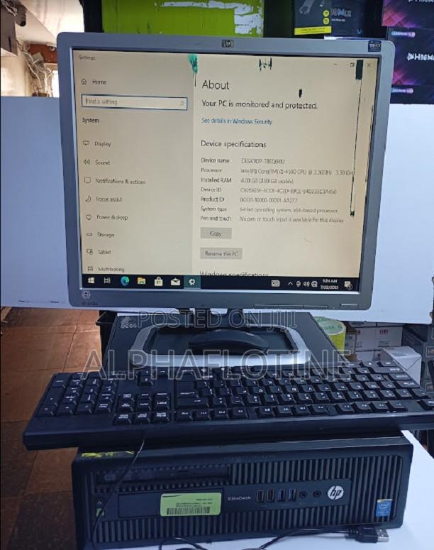 Desktop Computer HP EliteDesk 800 8GB Intel Core I5 HDD+SSD 500GB - main view